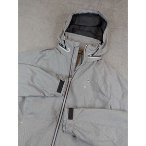 Zero Restriction Wind Jacket Women S Gray Parker Windbreaker Hooded Full Zip